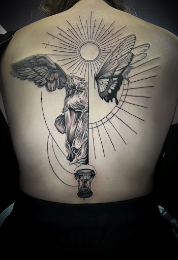 Explore hustler tattoo ideas, creative tattoo ideas in Silver City, available at Independent Ink Tattoo