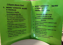 Menu du Osteria Vecchio Mulino à Riolo