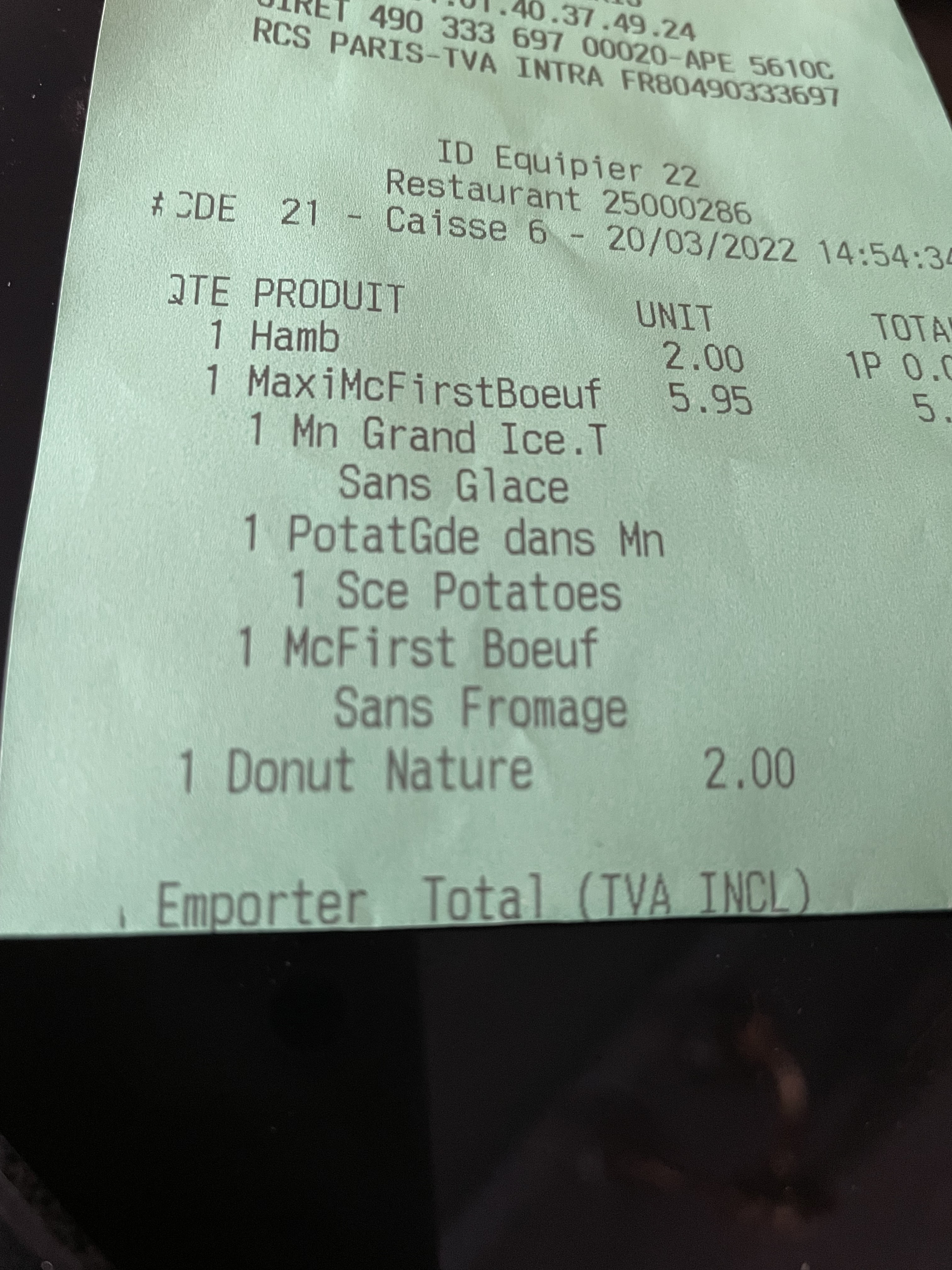 Photo n° 1 de l'avis de Celine.a fait le 20/03/2022 à 14:07