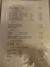 Éxtè à Zanica menu