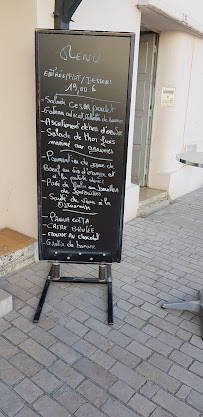 Restaurant Le Patio by Lou Caléou à Sommières (le menu)