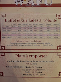 Restaurant de type buffet RESTAURANT WAFU buffet à volonté à La Gorgue - menu / carte