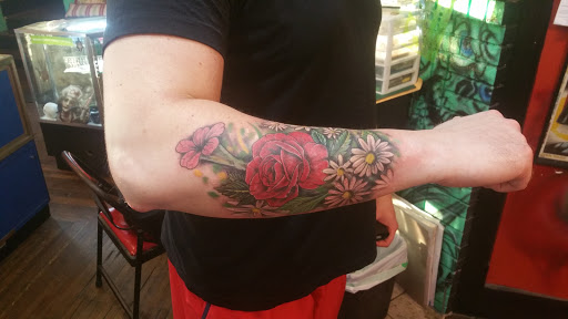 Explore death stranding tattoo ideas, creative tattoo ideas in Noblesville, available at Mystic Images Tattoo Co.