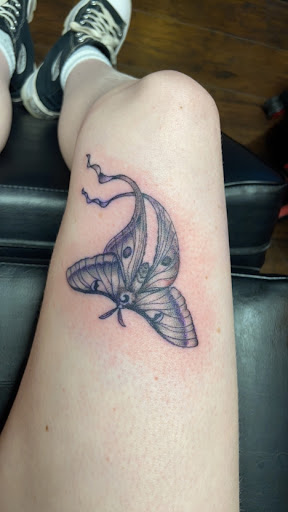 Explore bean tattoo ideas, creative tattoo ideas in Medina, available at Burning River Tattoo