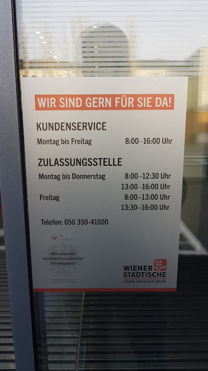 Zulassungsstelle Wiener Städtische Versicherung AG