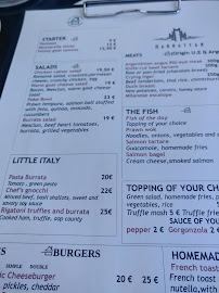 Menu du Brasserie Manhattan à Marseille