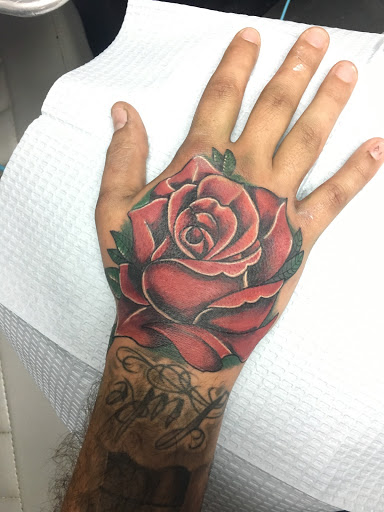 Explore hunting tattoo ideas for men, creative tattoo ideas in Largo, available at Alchemy Tattoos and Body Piercings