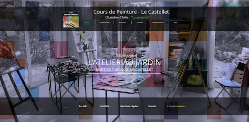 Cours de peinture atelier Martine Tabillon Le Castellet