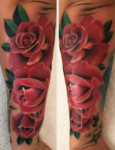 Explore cherry tattoo ideas, creative tattoo ideas in Modesto, available at Inkwell Tattoo