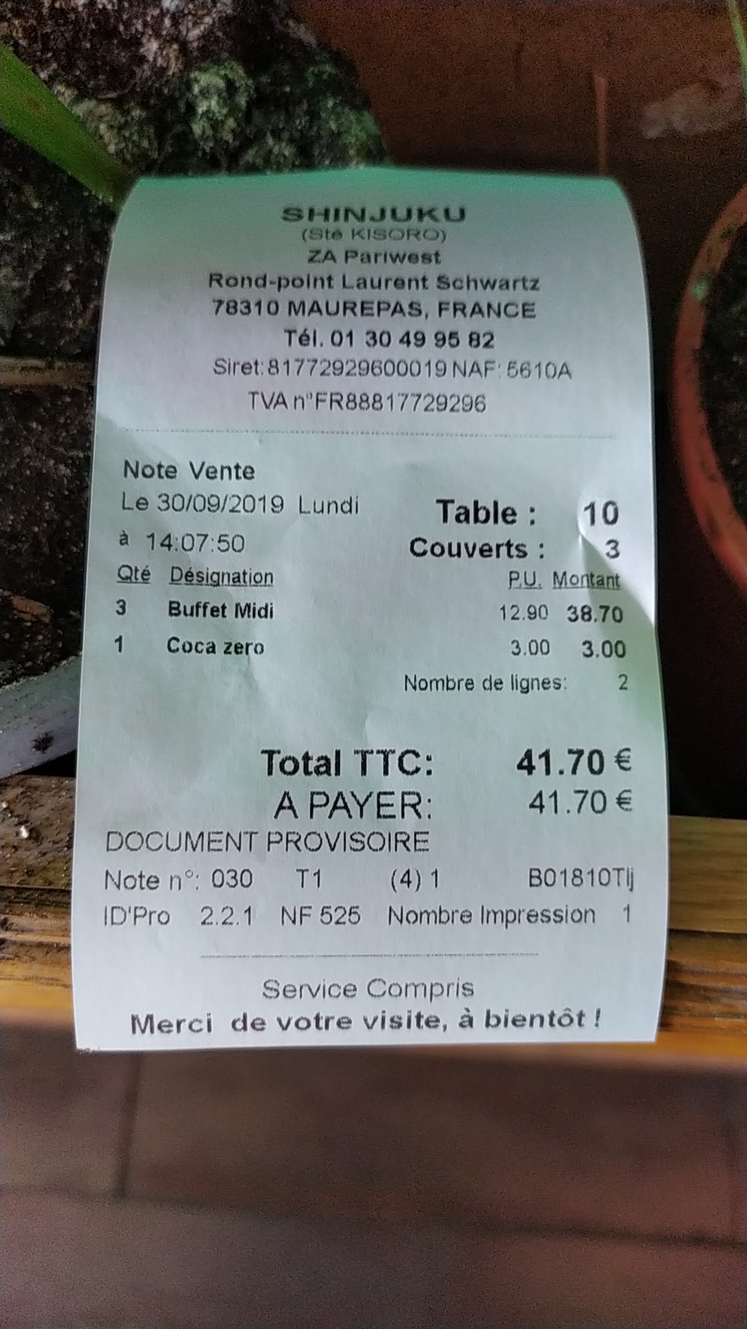 Photo n° 6 de l'avis de Eyden.l fait le 30/09/2019 à 12:10