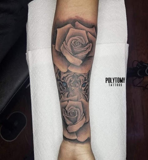 Explore tattoo ideas back arm, creative tattoo ideas in Goose Creek, available at Red Kirin Tattoo