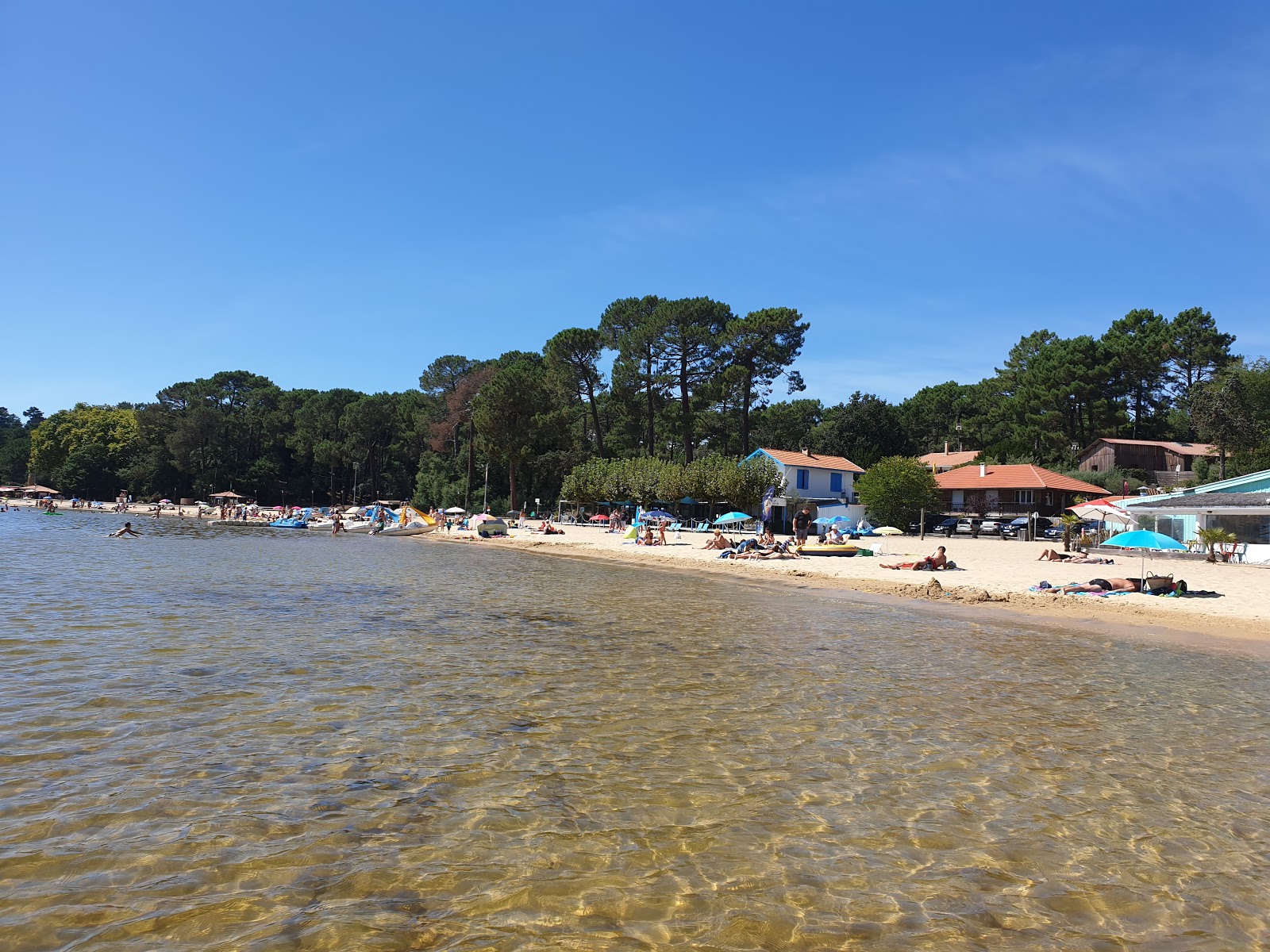 Photo de Plage de Cazaux-Lac zone des équipements