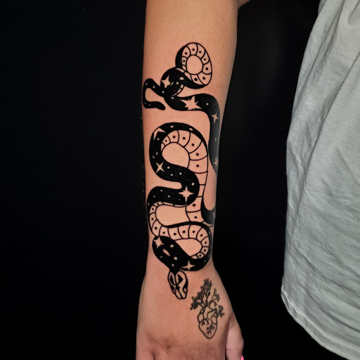 Explore aztec sleeve tattoo ideas, creative tattoo ideas in Stevens Point, available at International Ink Tattoos