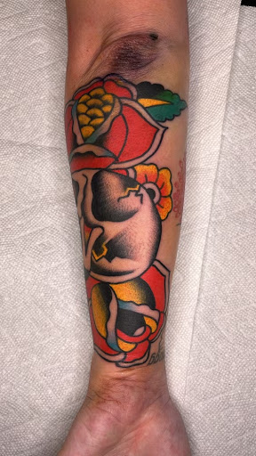 Explore number 3 tattoo ideas, creative tattoo ideas in Amherst, available at American Outlaw Tattoo