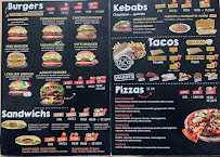 Menu du snack addict à Noyelles-Godault