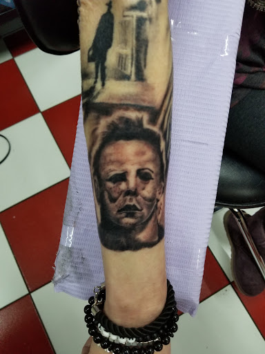 Explore tattoo arm placement ideas, creative tattoo ideas in Vinton, available at Cherry Bomb Tattoo and piercing