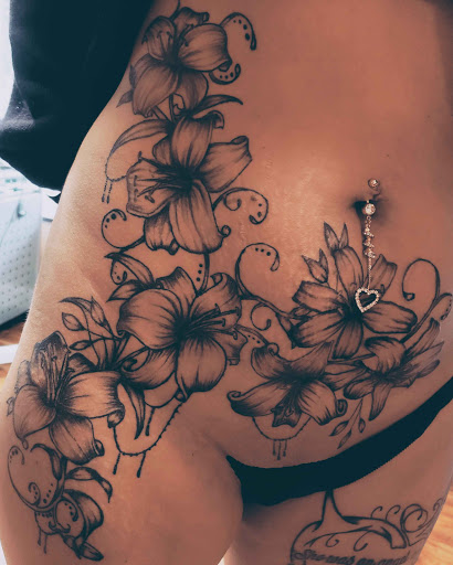 Explore half chest tattoos for men ideas, creative tattoo ideas in Salem, available at Body Graphix Tattoo Studio