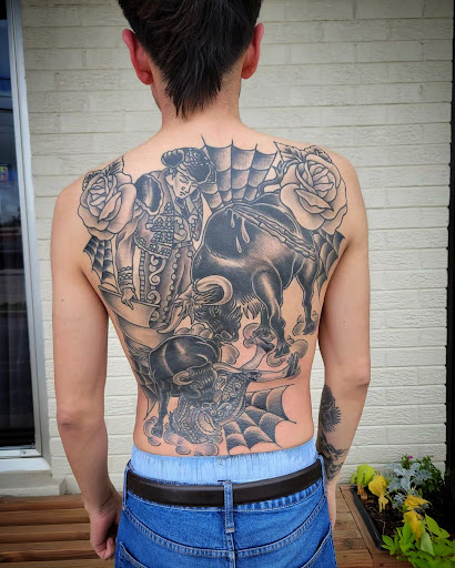 Explore cheek small bum tattoo ideas for females, creative tattoo ideas in Libertyville, available at Lucky Seven Tattoo