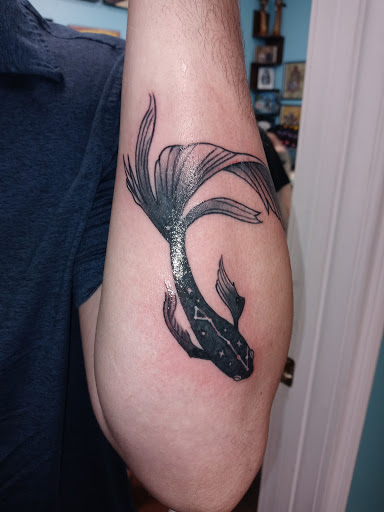 Explore ideas for leg tattoos, creative tattoo ideas in Calhoun, available at Velvet Panther Tattoo and Piercing