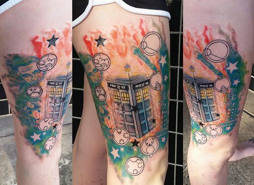 Explore cartoon character tattoo ideas, creative tattoo ideas in Cottage Grove, available at Garden of Ink