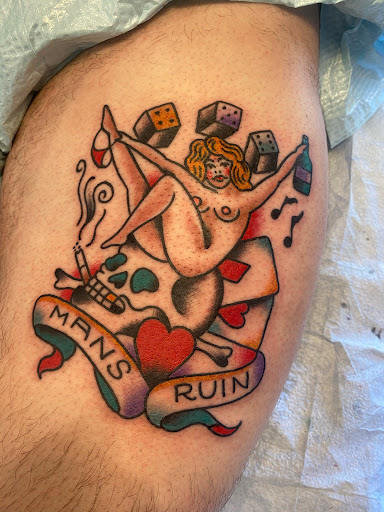 Explore bowling tattoo ideas, creative tattoo ideas in Lewiston, available at Big time tattoo