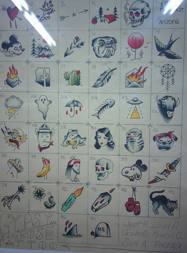 Tattoo Shop «Gypsy Rose Tattoo», reviews and photos, 1505 E Thomas Rd, Phoenix, AZ 85014, USA