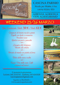 Cascina Parisio à Susa carte