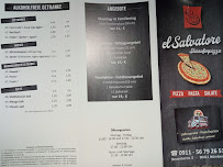 Pizza El Salvatore à Nuremberg carte