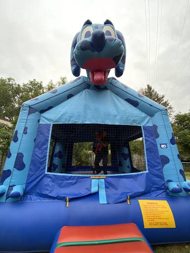 Blue Dog Bounce House Rental