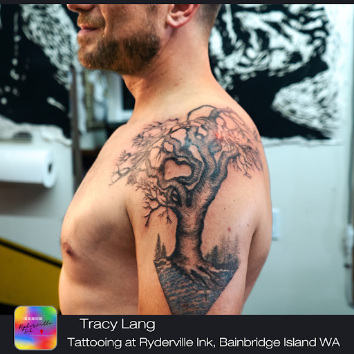Explore matching brother tattoo ideas, creative tattoo ideas in Bainbridge Island, available at Ryderville Ink Tattoos & Fine Art