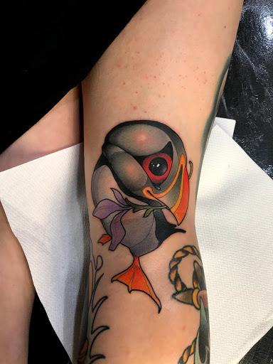 Explore kayak tattoo ideas, creative tattoo ideas in Tallmadge, available at Killjoy tattoo