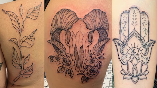 Explore emerald tattoo ideas, creative tattoo ideas in Maysville, available at Pink Dahlia Tattoo LLC