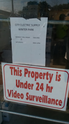 Electrical Supply Store «City Electric Supply Winter Park», reviews and photos, 6100 Hanging Moss Rd #570, Orlando, FL 32807, USA