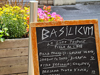 Menu du Basilicum à Mercurey