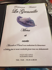 La Grenouille à Saint-Vrain carte