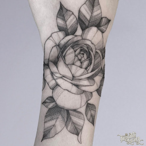 Explore badass female tattoo ideas, creative tattoo ideas in West Hollywood, available at The Honorable Society Tattoo Shop