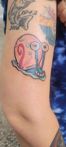 Explore baby tattoo ideas, creative tattoo ideas in Waterloo, available at Friki Tiki Tattoo and Gallery