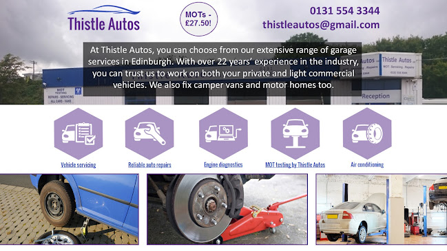 Reviews of Thistle Autos Ltd in Edinburgh - Auto repair shop