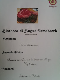 Menu / carte de La Carioncella à Bondeno