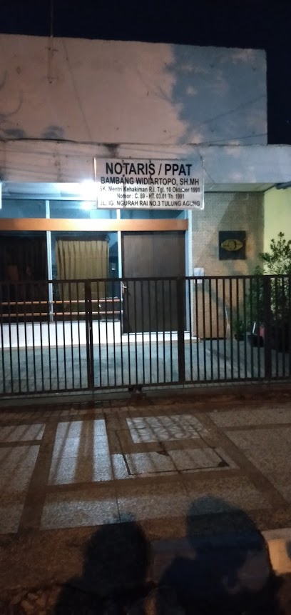 Notaris / PPAT Bambang Widiartopo, SH.MH