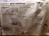 Restaurant Le Grognard à Riquewihr - menu / carte