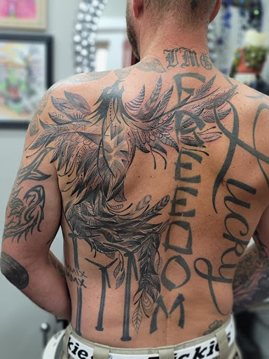 Explore 1994 tattoo ideas, creative tattoo ideas in Saint Paul, available at Gabriels Fallen Angel Tattoo Studio