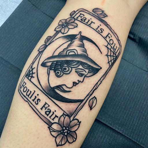 Explore joy tattoo ideas, creative tattoo ideas in Buffalo, available at True Gloom Tattoo Studio