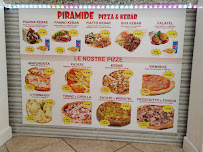 Menu du Pizza Kebab Piramide à Lido di Jesolo