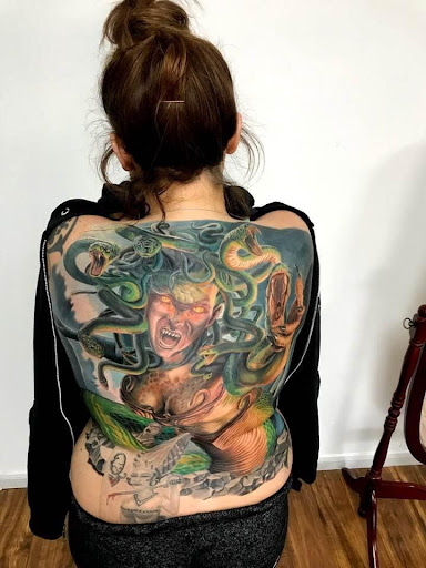 Explore tattoo cover up ideas for breast, creative tattoo ideas in Katy, available at Family Tattoo Studio