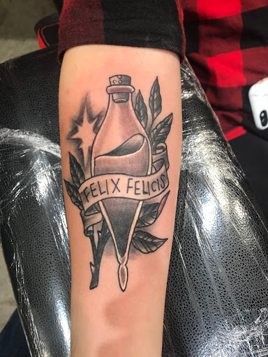 Explore tattoo cover up ideas on neck, creative tattoo ideas in Atlanta, available at Empyrean Tattoo Studio