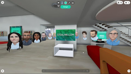 Stealink, plateforme pour salon virtuel 3D sur le WEB
