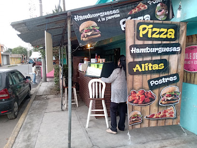 Hamburguesas, Alitas y Pizza