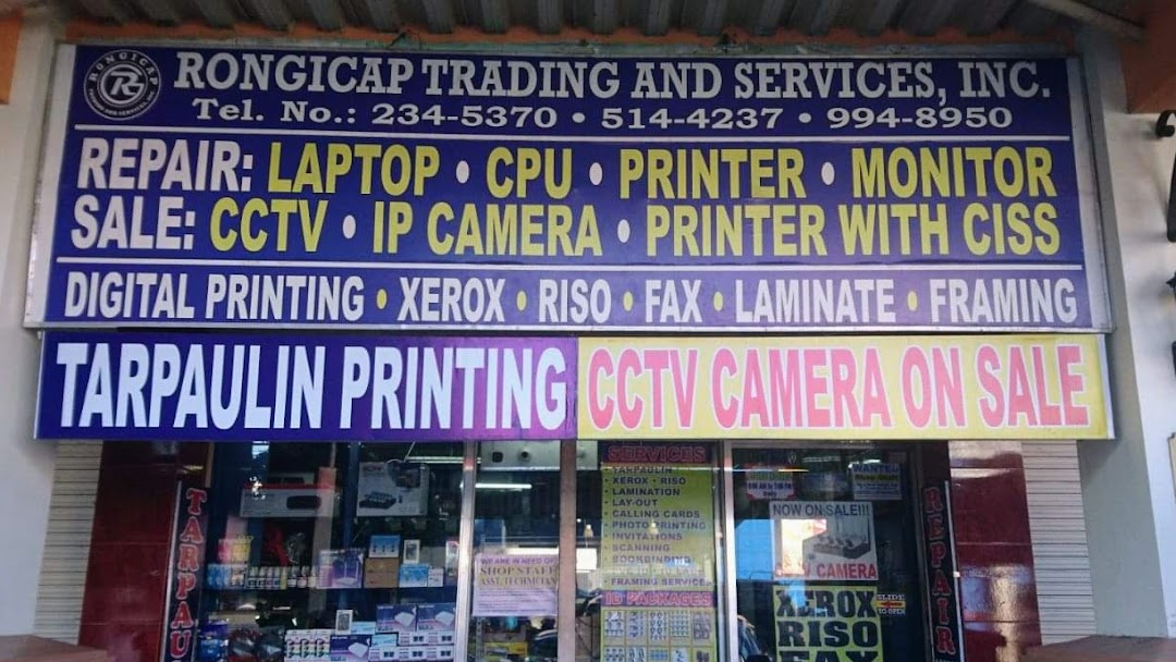 Rongicap Trading And Services Inc. CCTV InstallationRepairPrinting Antipolo City