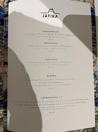 Menu / carte de Ristorante Bar Jatika à Vignola Mare